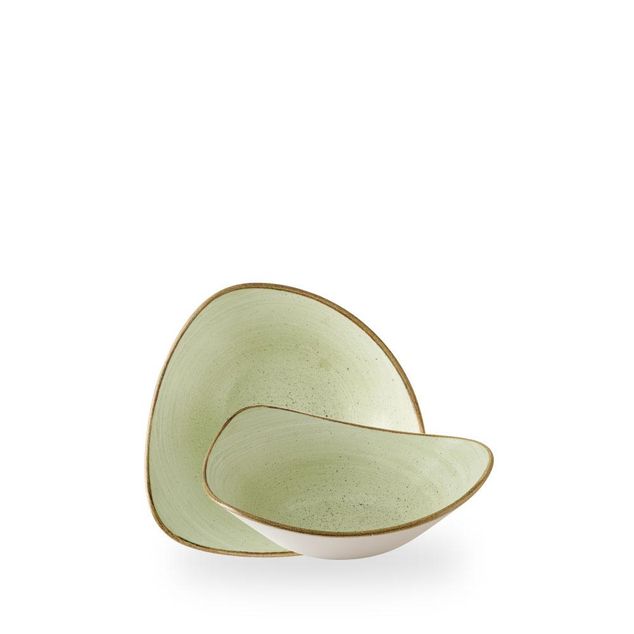 Stonecast Raw Green Lotus Bowl 18.5cm 37cl