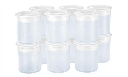 Pacojet Synthetic Pacotizing® Beakers With Lids 12 Pk