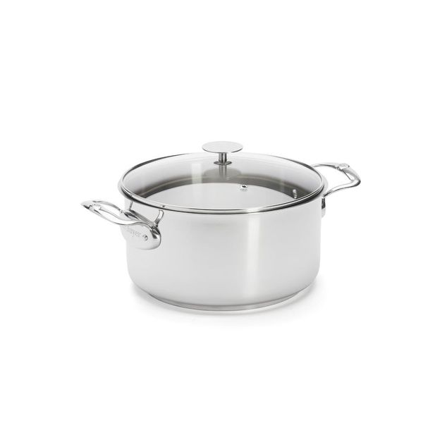 St/Steel Stewpan Milady Wit Lid ?24 Cm