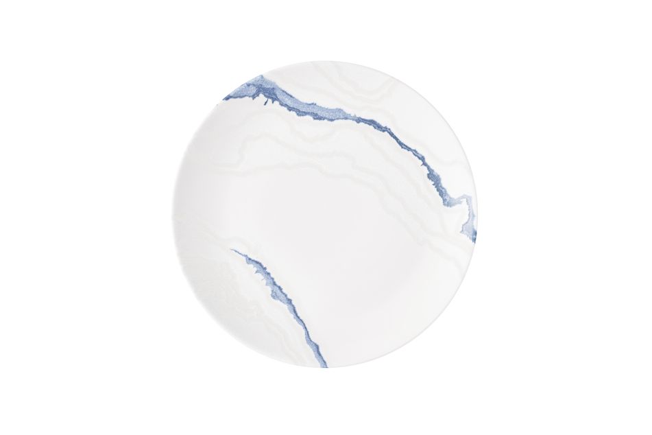 Inked Tide Accents Blue Evolve * Coupe Plate * 26cm