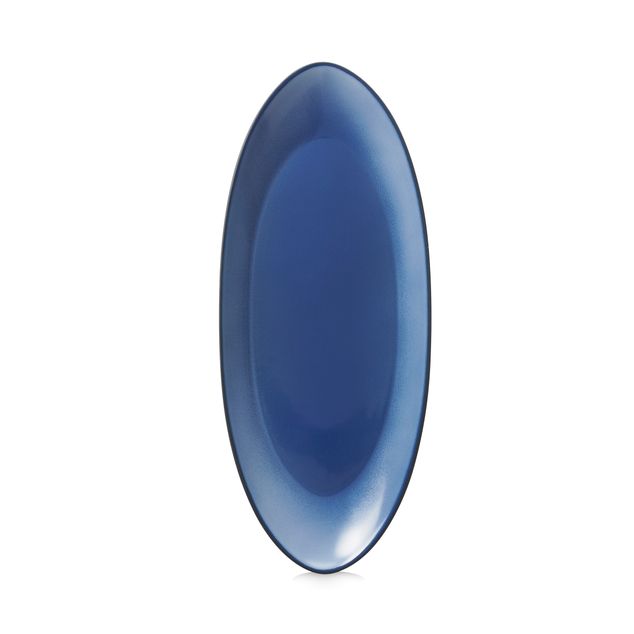 EQUINOXE Oblong Plate 36Cm Cirrus Blue