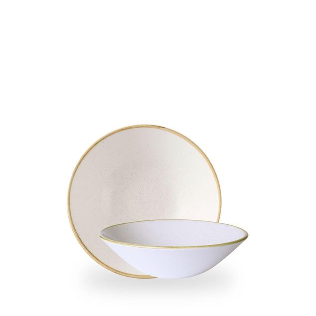 Stonecast Barley White Evolve Deep Coupe Bowl 19.6cm H: 5.5cm 75cl