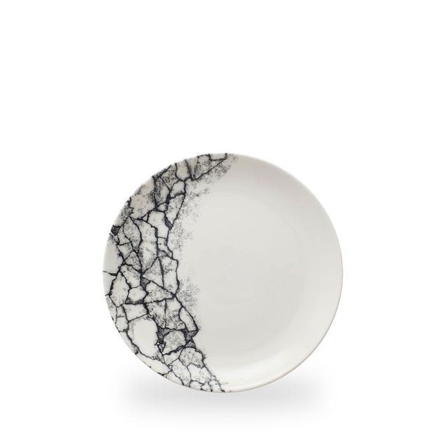 Kintsugi Accents Quartz Black Evolve Coupe Tallerken 21.7Cm