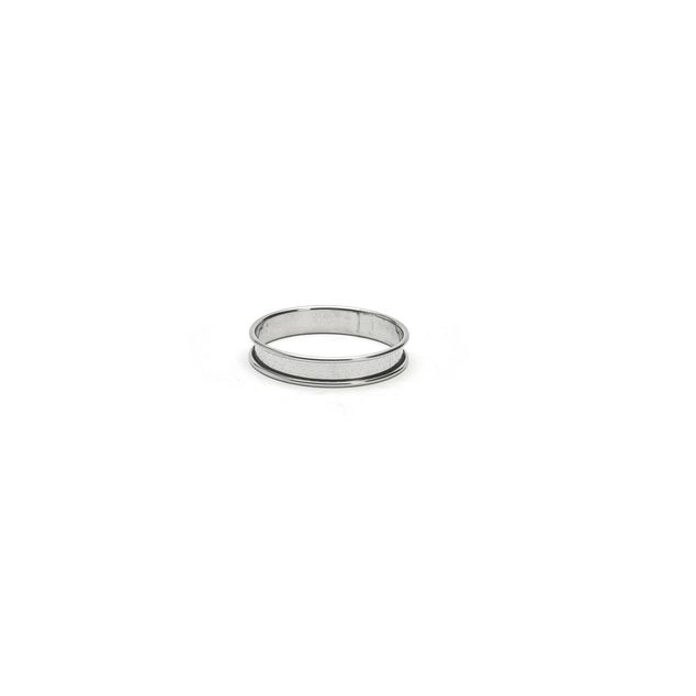 Perforated Tart Ring Rolled Edge Heigh