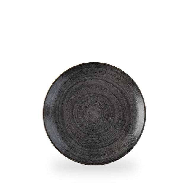 Stonecast Raw Black Evolve Coupe Tallerken 21.7Cm