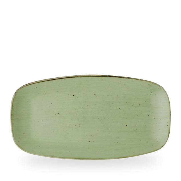 Stonecast Sage Green Chefs Oblong Plate 35,5x18,9cm