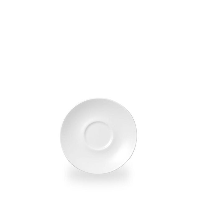 White Cappuccino Saucer 15.6Cm
