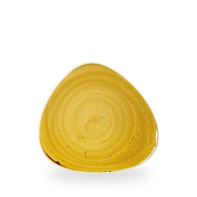 Stonecast Mustard Lotus Tallerken 22.9Cm