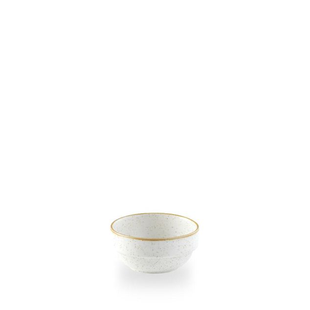 Stonecast Barley White Profile Stacking Bolle 36Cl H: 5.5Cm