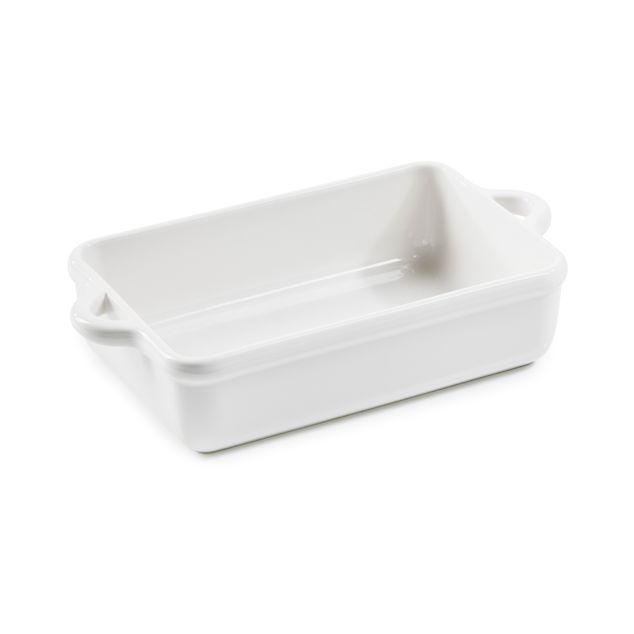 Bombance Rectangular Dish 19Cm Oven Alabaster White