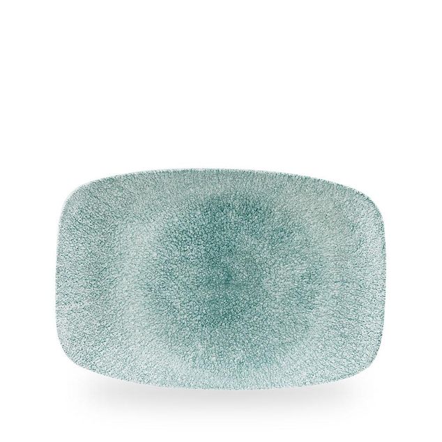 Raku Jade Green Oblong Chefs Tallerken 30 X 19.9Cm