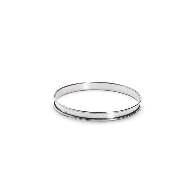 St. Steel Tart Ring, Rolled Edge Ht 2 C