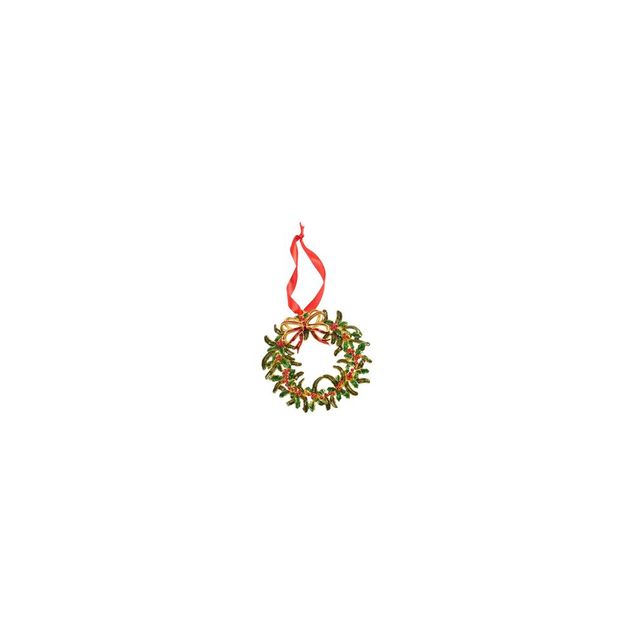 Winter Collage Accessoires Metal hanger xmas wreath 52g