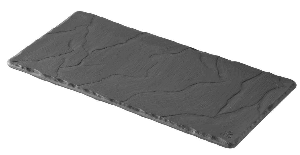 Basalt Rectangular Fat 25X12Cm Matt Slate Style