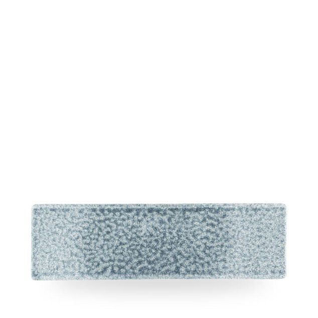 Raku Topaz Blue Oblong Plate 32.3 x 10.5cm12