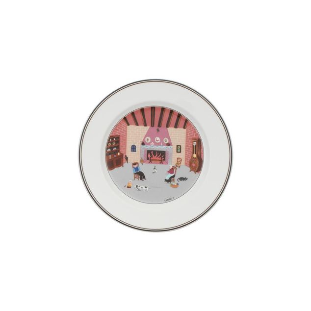 Design Naif Salad plate Fireplace 20,9 cm 360g