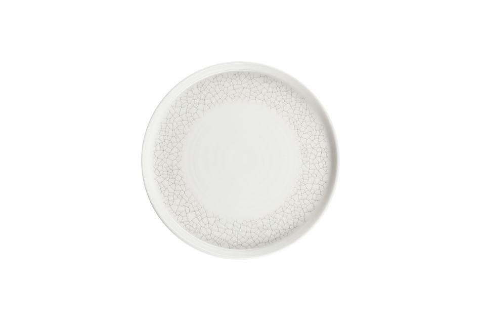 Viana Charcoal Grey Walled Plate * 21cm H:2cm