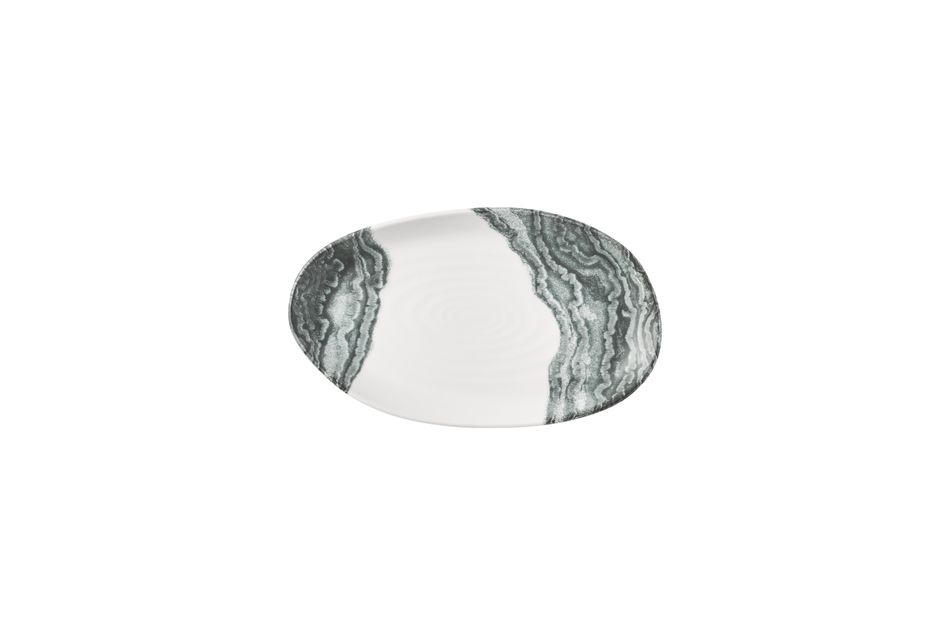 Inked Tide Black * Natural Oblong * 22 x 13cm