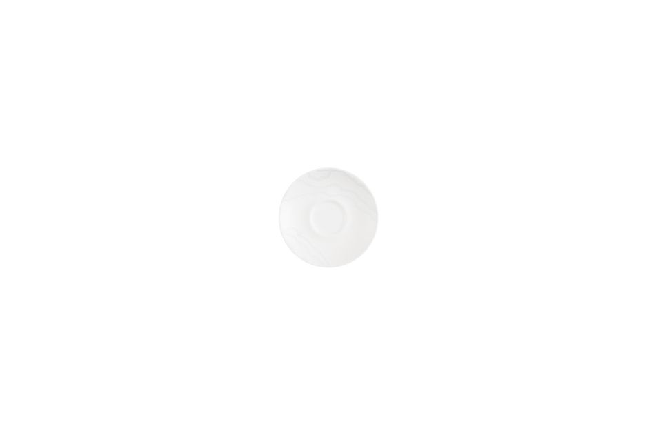Inked Tide White / Cafe Espresso Saucer  / 11.8cm