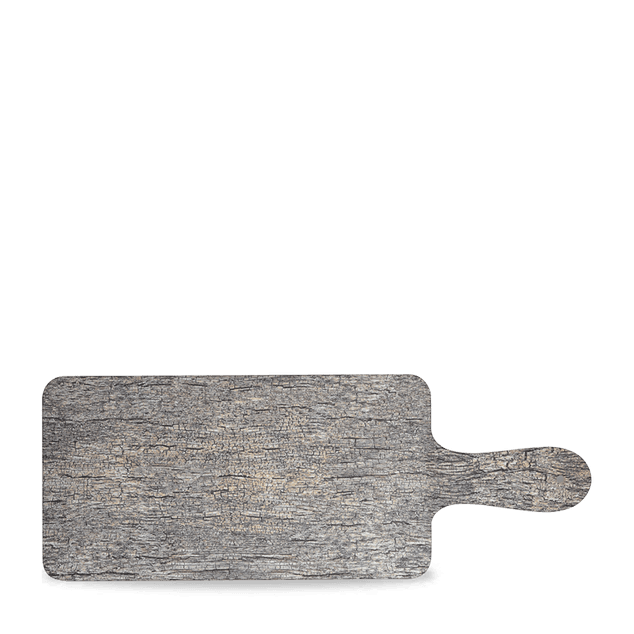 Plastic Distressed Wood Handled Paddle 26.6 X 14Cm