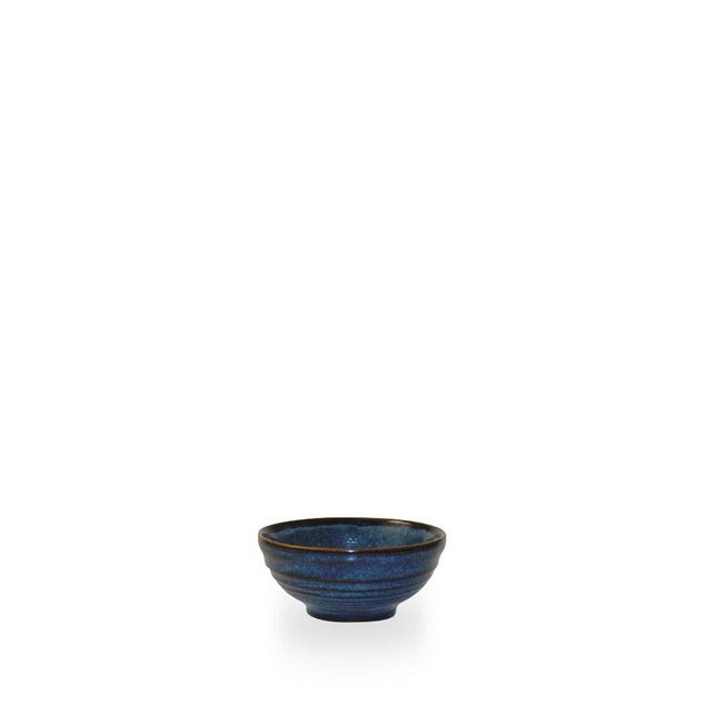 Sapphire Blue Ripple Snack Bolle 10.4 X 4.9Cm