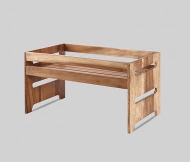 Wood Large Rustic Nesting Crate 44.5 X 25.8 X 23.5Cm