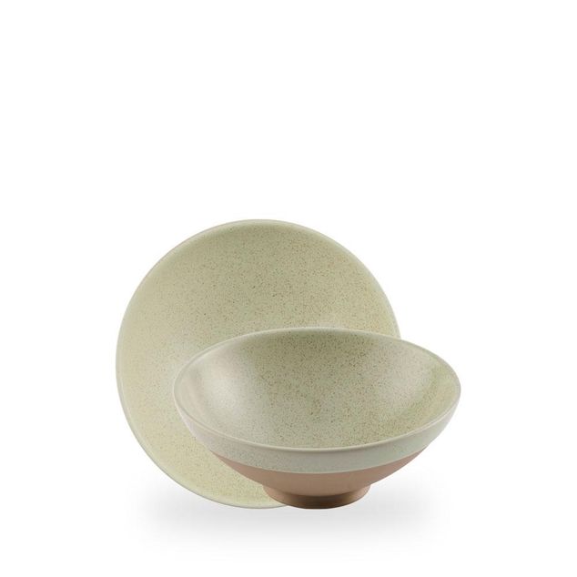 Emerge Speckled Green / Ramen Bowl  / 20cm 8cm 100cl