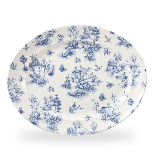 Toile Pragueassic Oval Tallerken 36.5 X 29.3Cm