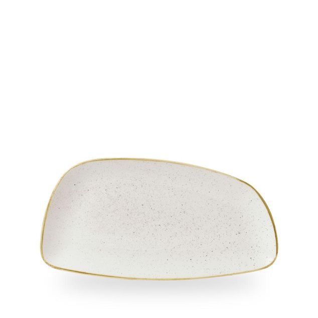 Stonecast Barley White Chefs Geo Tallerken 30 X 15.5Cm