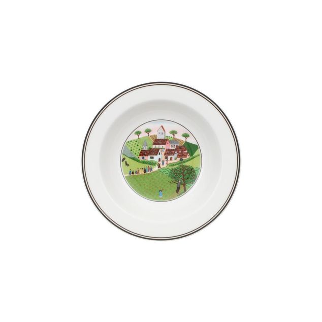 Design Naif Deep plate Marriage 22 cl 19,9 cm 390g