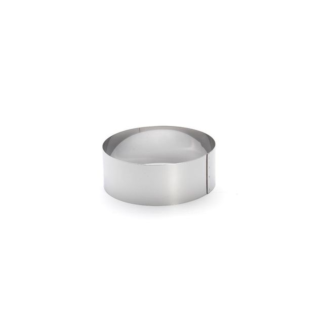 St. Steel Round Ring Dia:16 Cm Ht 6 Cm