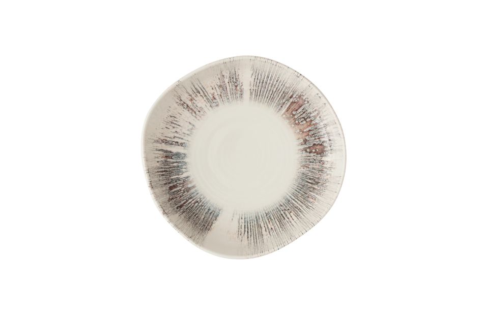 Lyra Pink Organic Walled Bowl 23cm