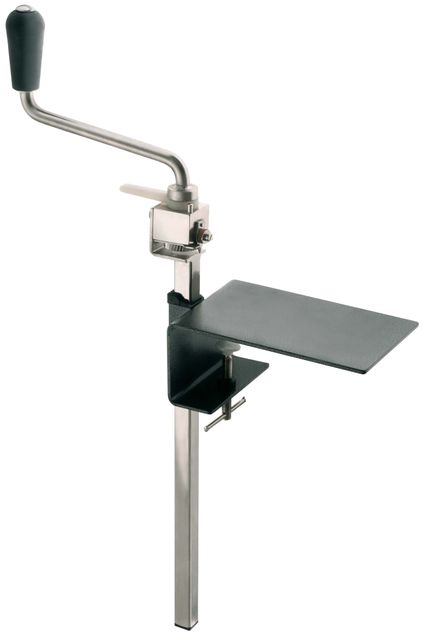 Louis Tellier Professionnal manual can opener - Nickel plated - Table clamp - 400 mm