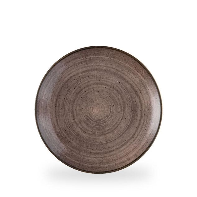 Stonecast Raw Brown Evolve Coupe Tallerken 26Cm