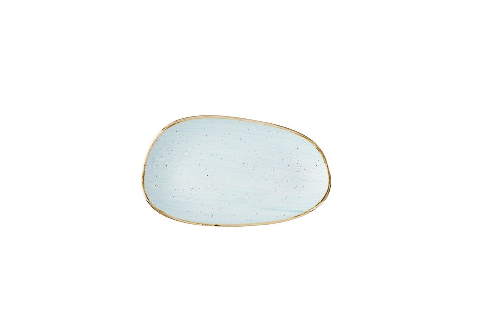 Stonecast Duck Egg Opal * Organic Oblong Plate* 22 x 13cm