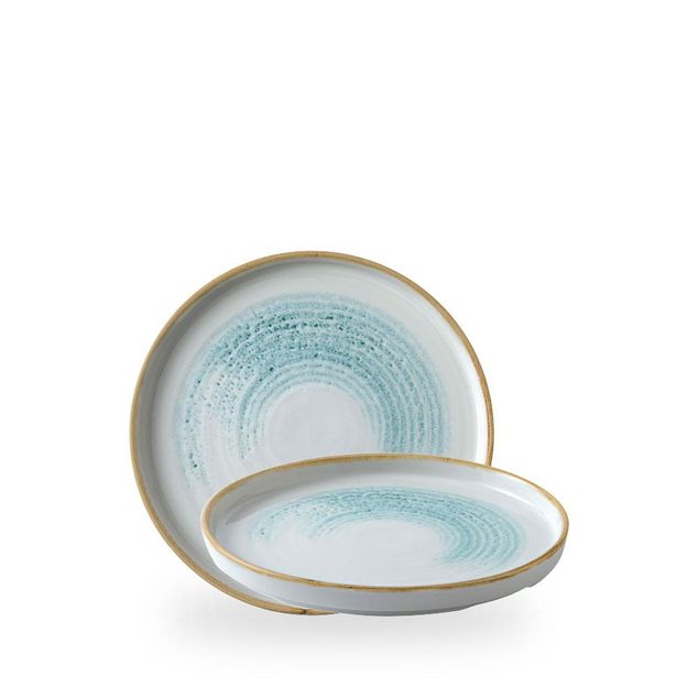 Homespun Accents Aquamarine Walled Tallerken 21Cm