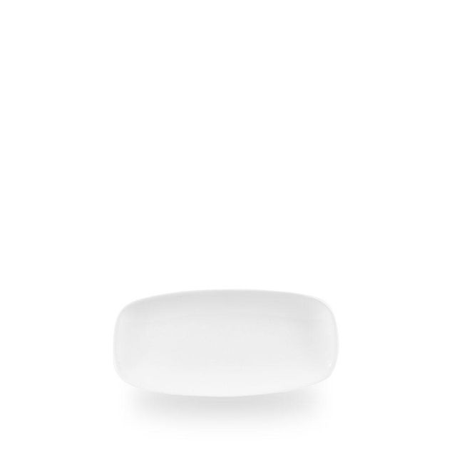 White Oblong Chefs Tallerken 20 X 12.1Cm