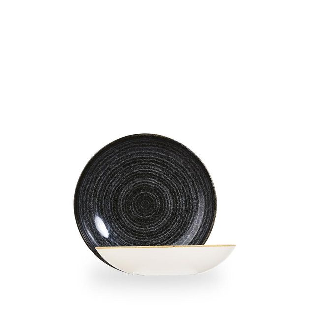 Studio Prints Charcoal Black Coupe Bolle 18.2Cm