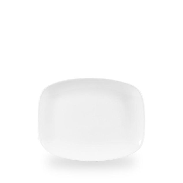 White Chefs Oblong Tallerken 23.7 X 15.7Cm