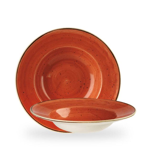 Stonecast Spiced Orange Profile Wide Rim Bolle Large 28Cm