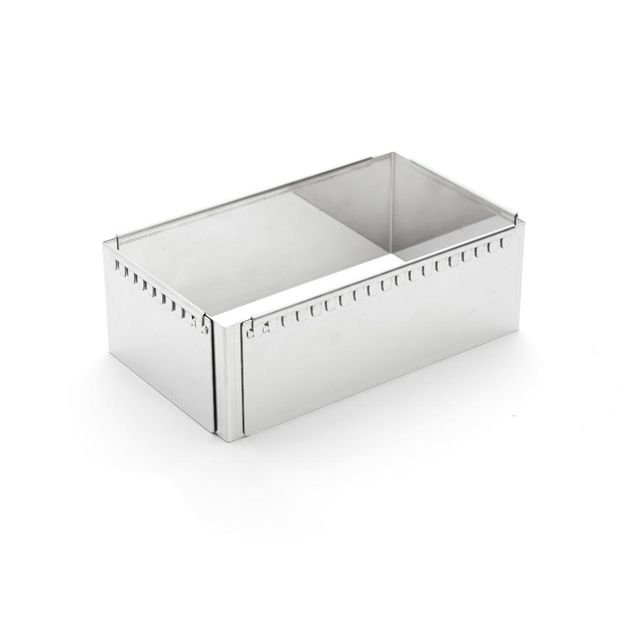 Pastry Adjustable Frame St.Steel 21X11X7.5To 40X21