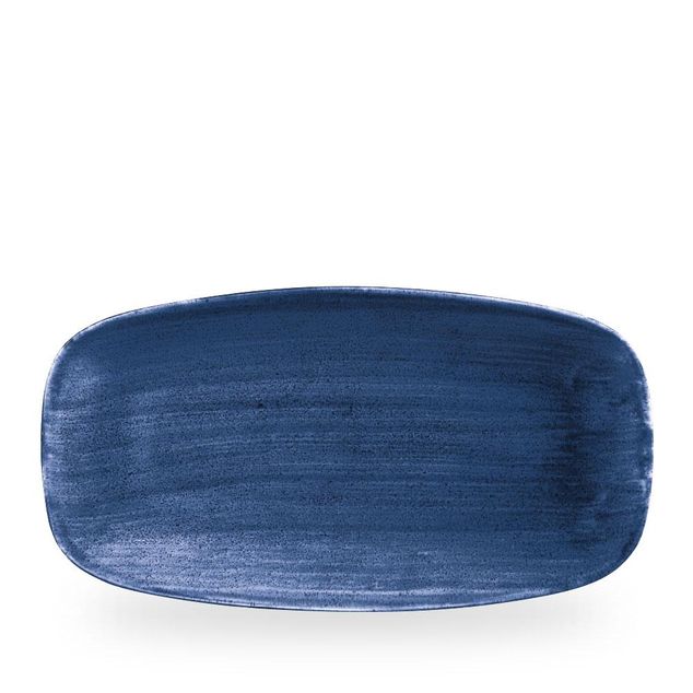 Stonecast Patina Cobalt Blue Chefs Oblong Tallerken 35.5 X 18.9Cm