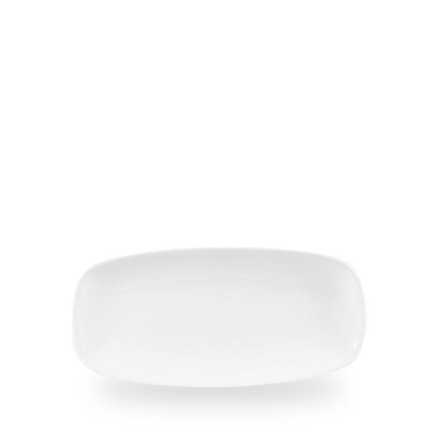 White Chefs Oblong Tallerken 26.9 X 12.7Cm