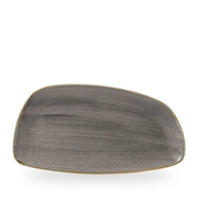 Stonecast Grey Chefs Geo Tallerken 35 X 18.5Cm