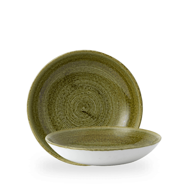 Stonecast Plume Olive Evolve Coupe Bolle 24.8Cm
