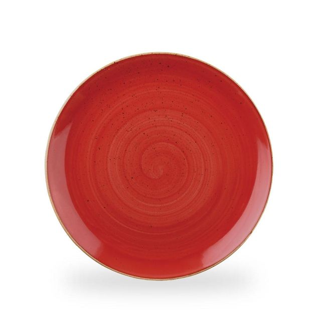 Stonecast Berry Red Evolve Coupe Tallerken 28.8Cm