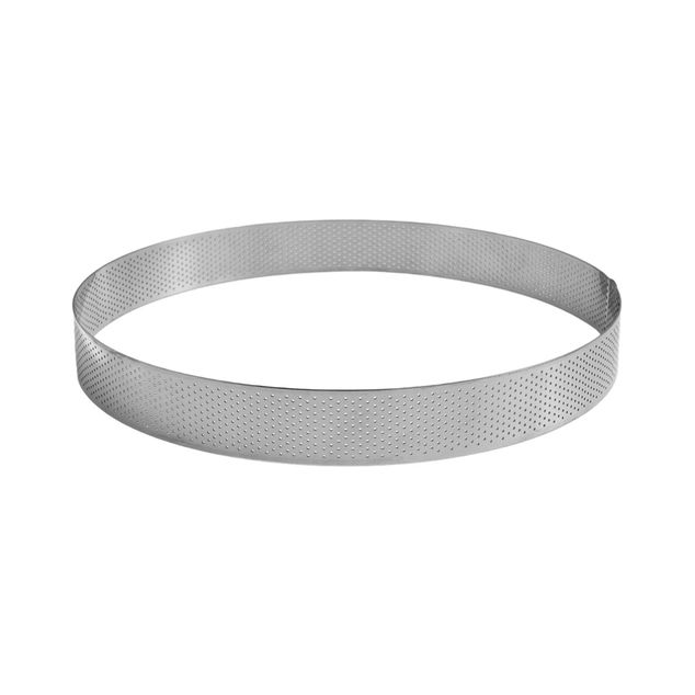 GOBEL St/st Perforated rings diameter 200mm, height 35mm