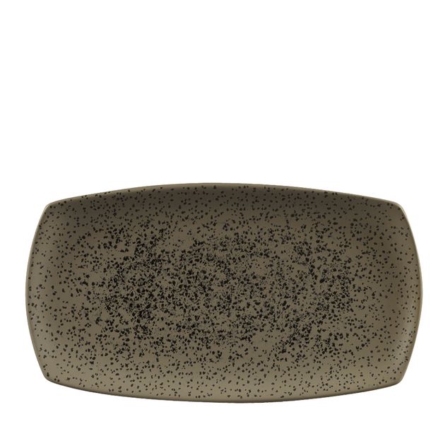 Menu Shades Caldera Flint Grey Flat Rectangle Tallerken 35.5Cm
