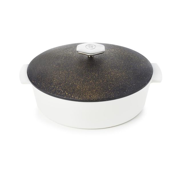 Revolution 2 Shallow Cocotte 11''/28Cm Matt Slate Style Induction Cosmos G