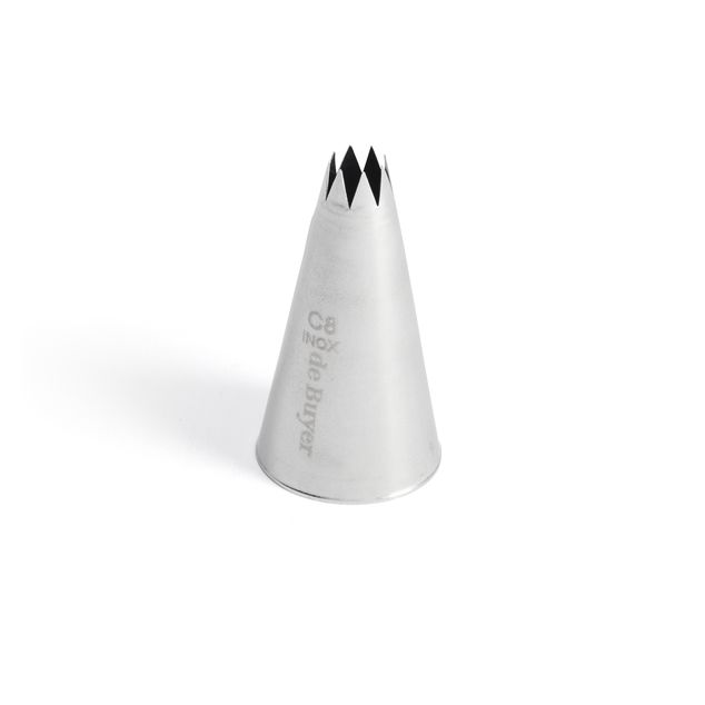 Stainless Steel Star Nozzle C8 ø2,8cm